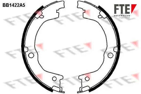 Handler.Part Brake shoe set, parking brake FTE Automotive BB1422A5 1