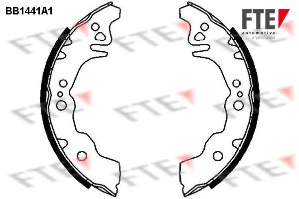 Handler.Part Brake shoe set FTE Automotive BB1441A1 1