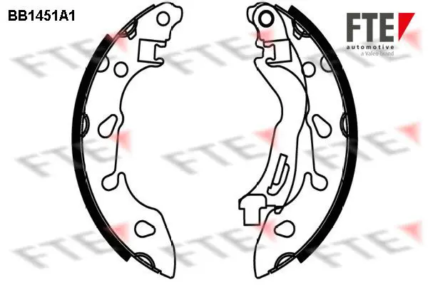 Handler.Part Brake shoe set FTE Automotive BB1451A1 1