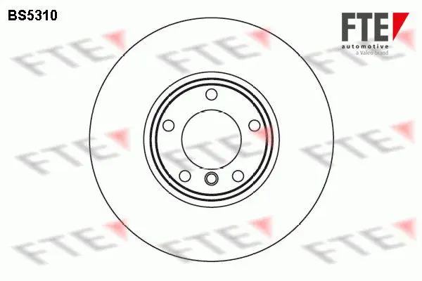 Handler.Part Brake disc FTE Automotive BS5310 1