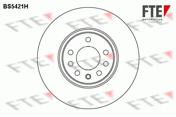 Handler.Part Brake disc FTE Automotive BS5421H 1