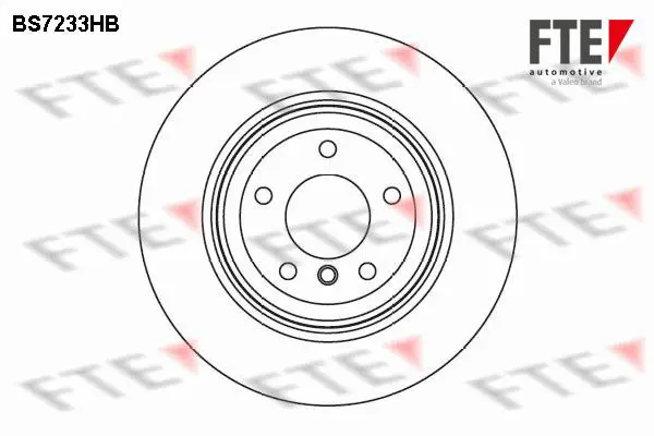 Handler.Part Brake disc FTE Automotive BS7233HB 1