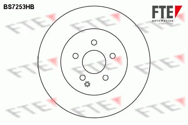 Handler.Part Brake disc FTE Automotive BS7253HB 1