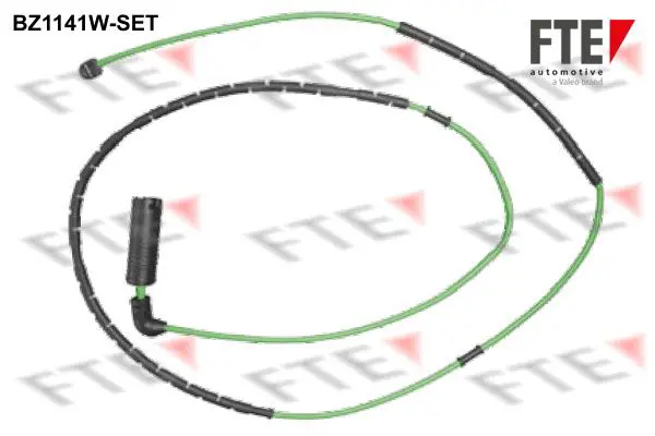 Handler.Part Warning contact, brake pad wear FTE Automotive BZ1141WSET 1