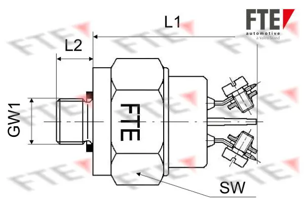 Handler.Part Brake light switch FTE Automotive H00008 1