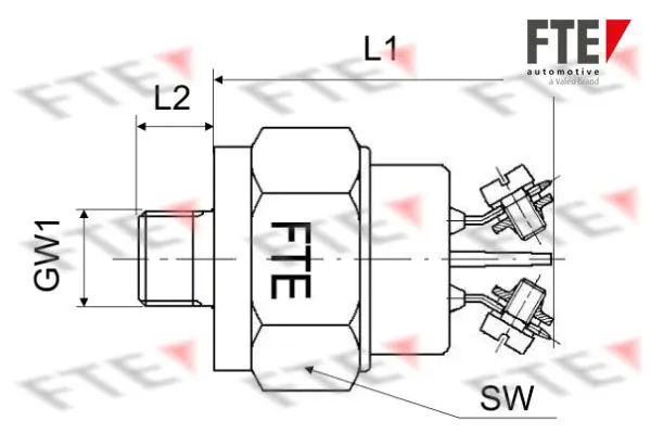 Handler.Part Brake light switch FTE Automotive H0052 1