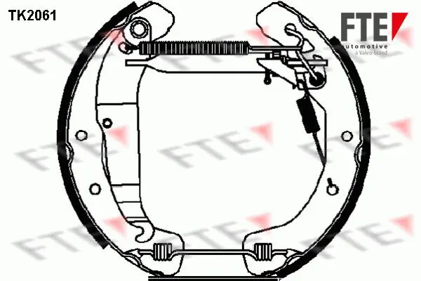 Handler.Part Brake shoe set FTE Automotive TK2061 1