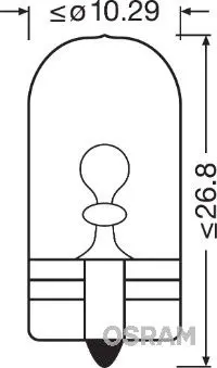 Handler.Part Bulb, indicator Osram 2845 1