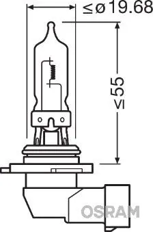 Handler.Part Bulb, fog light Osram 9005CBIHCB 3