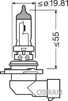 Handler.Part Bulb, fog light Osram 9006CBIHCB 3