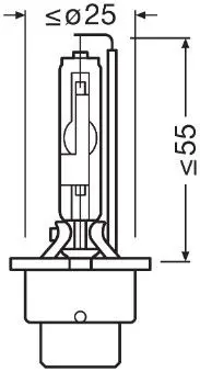 Handler.Part Bulb, headlight Osram 66250 3