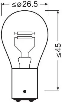 Handler.Part Bulb, indicator Osram 7537TSP 3