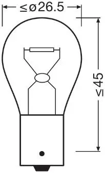 Handler.Part Bulb, tail light Osram 7511 2