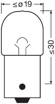 Handler.Part Bulb, tail fog light Osram 5007ULT 3