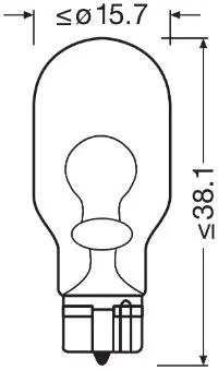 Handler.Part Bulb, stop light Osram 921 2