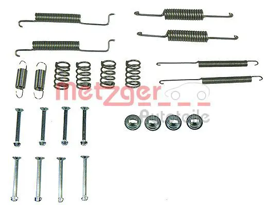 Handler.Part Accessory kit, brake shoes METZGER 1050569 1