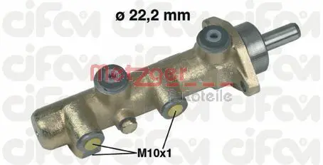 Handler.Part Brake master cylinder METZGER 202130 1