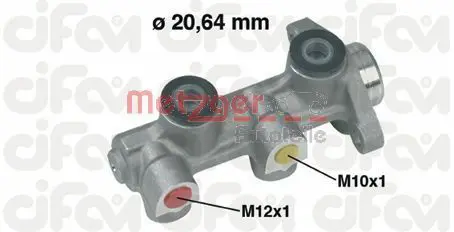 Handler.Part Brake master cylinder METZGER 202224 1