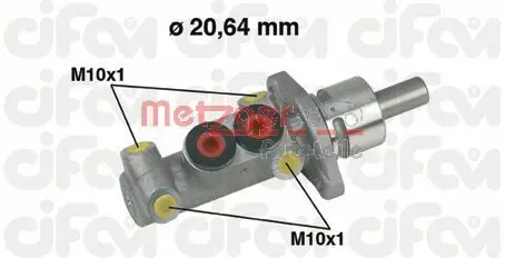 Handler.Part Brake master cylinder METZGER 202277 1