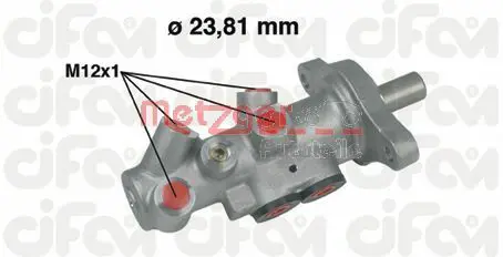 Handler.Part Brake master cylinder METZGER 202295 1