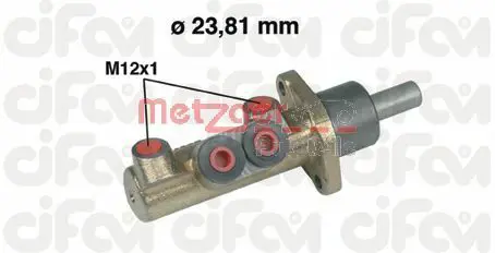 Handler.Part Brake master cylinder METZGER 202311 1