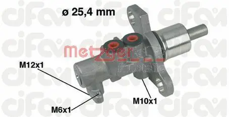 Handler.Part Brake master cylinder METZGER 202368 1