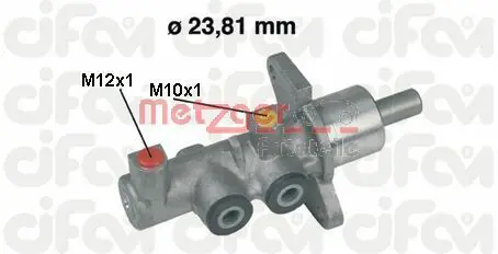 Handler.Part Brake master cylinder METZGER 202379 1