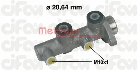 Handler.Part Brake master cylinder METZGER 202433 1