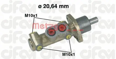 Handler.Part Brake master cylinder METZGER 202461 1