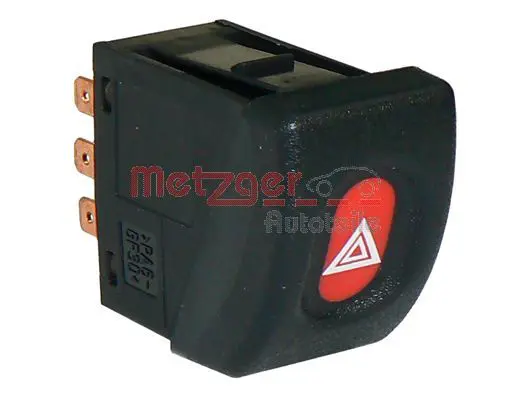 Handler.Part Hazard light switch METZGER 0916056 1