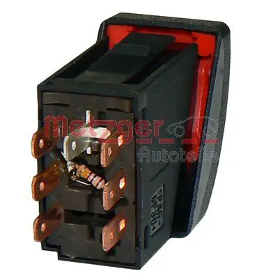 Handler.Part Hazard light switch METZGER 0916056 2