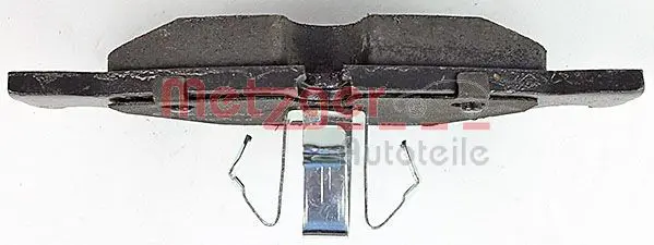 Handler.Part Brake pad set, disc brake METZGER 1170031 5