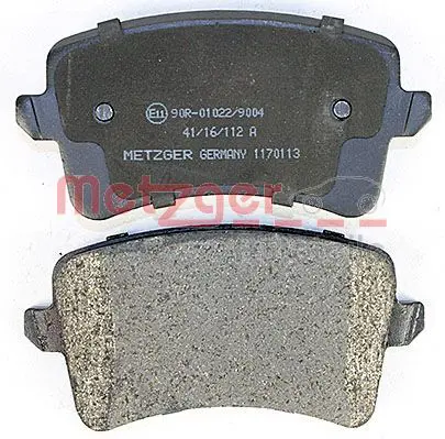 Handler.Part Brake pad set, disc brake METZGER 1170113 3