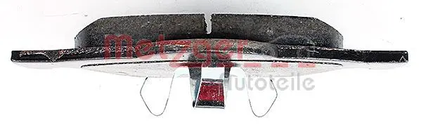 Handler.Part Brake pad set, disc brake METZGER 1170155 5