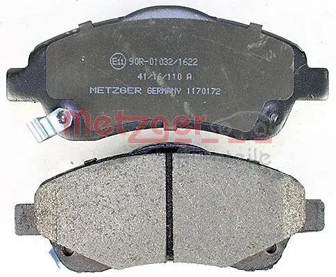 Handler.Part Brake pad set, disc brake METZGER 1170172 3