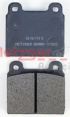 Handler.Part Brake pad set, disc brake METZGER 1170222 3