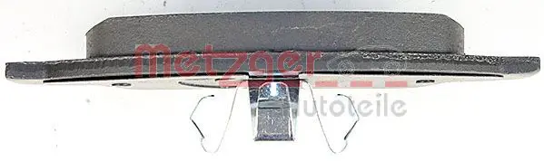 Handler.Part Brake pad set, disc brake METZGER 1170265 5