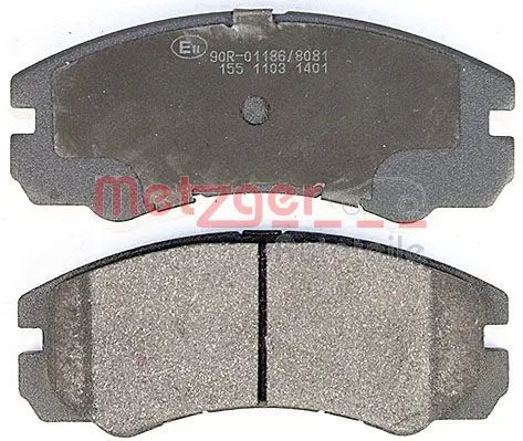 Handler.Part Brake pad set, disc brake METZGER 1170363 4