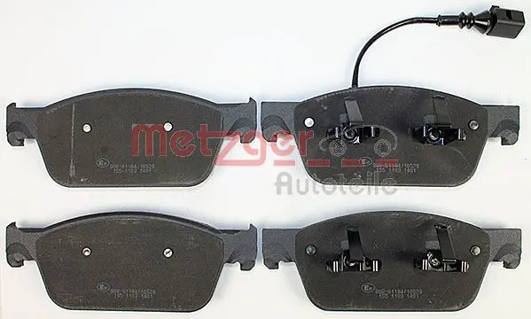 Handler.Part Brake pad set, disc brake METZGER 1170484 2