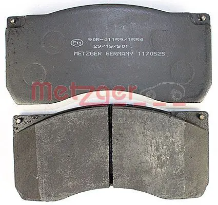 Handler.Part Brake pad set, disc brake METZGER 1170525 4