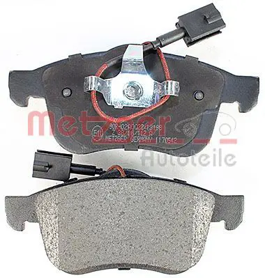 Handler.Part Brake pad set, disc brake METZGER 1170542 3