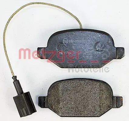 Handler.Part Brake pad set, disc brake METZGER 1170555 3