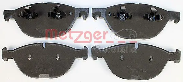 Handler.Part Brake pad set, disc brake METZGER 1170592 2