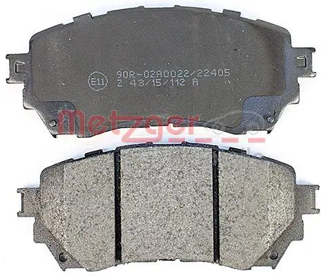 Handler.Part Brake pad set, disc brake METZGER 1170811 3