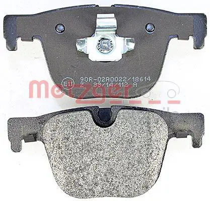 Handler.Part Brake pad set, disc brake METZGER 1170816 3