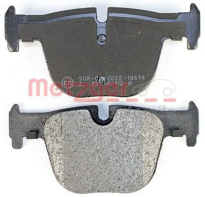 Handler.Part Brake pad set, disc brake METZGER 1170816 4