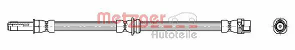 Handler.Part Brake hose METZGER 4114074 1