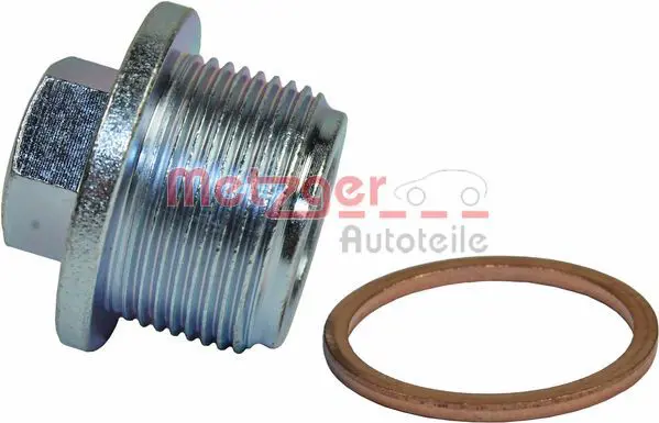 Handler.Part Sealing plug, oil sump METZGER 8030007 1