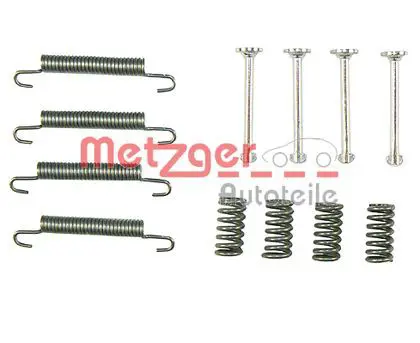 Handler.Part Accessory kit, parking brake shoes METZGER 1050667 1