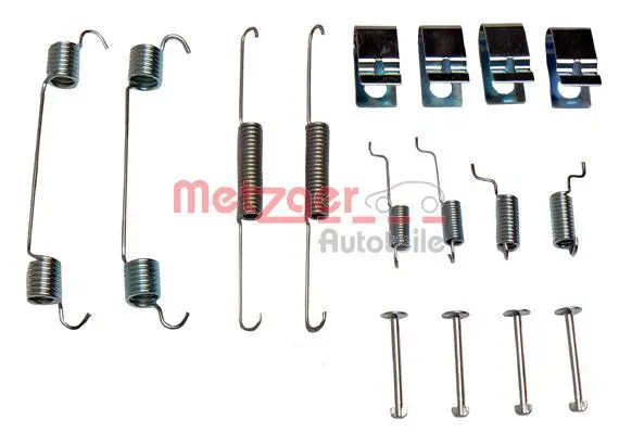 Handler.Part Accessory kit, brake shoes METZGER 1050767 1